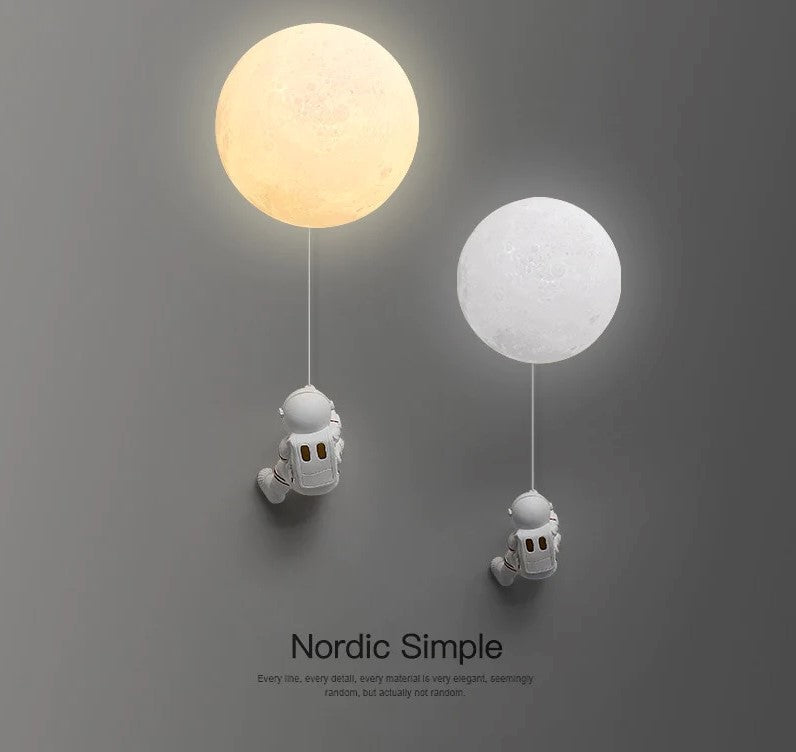 Suquila creative astronaut moon wall lamp™