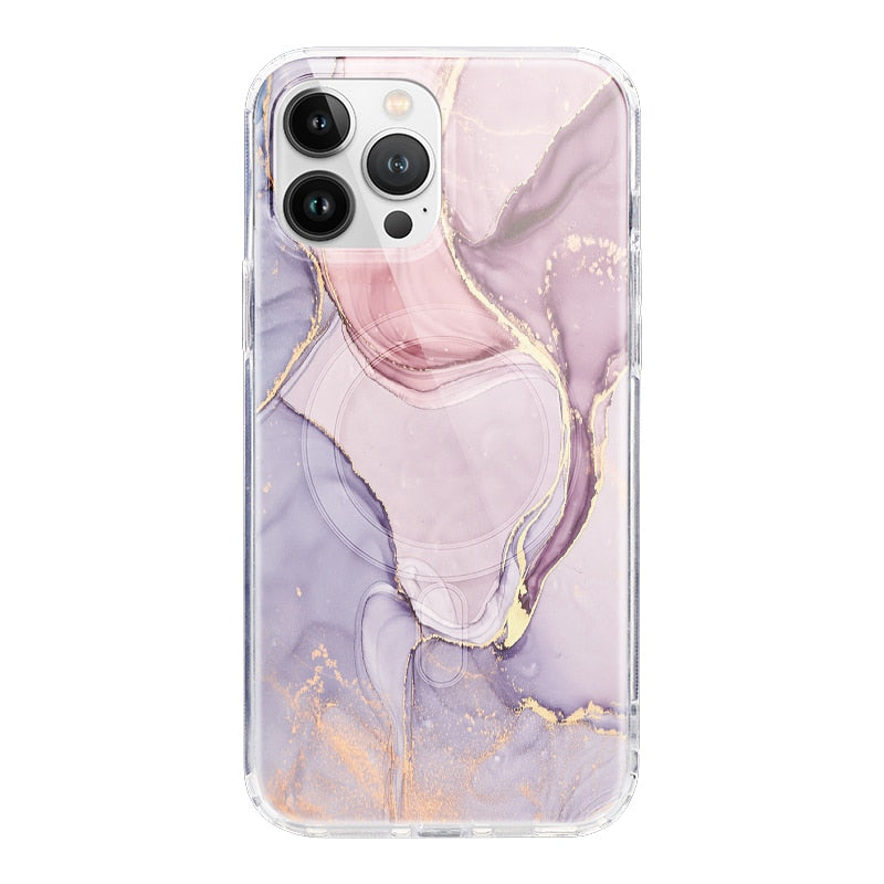 Suquila Marble Transparent Magsafe iPhone Case™