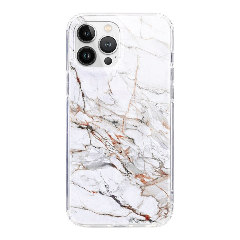 Suquila Marble Transparent Magsafe iPhone Case™